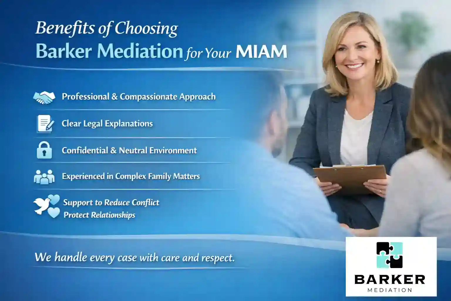 Benefits of Choosing Barker Mediation for Your MIAM Hereford