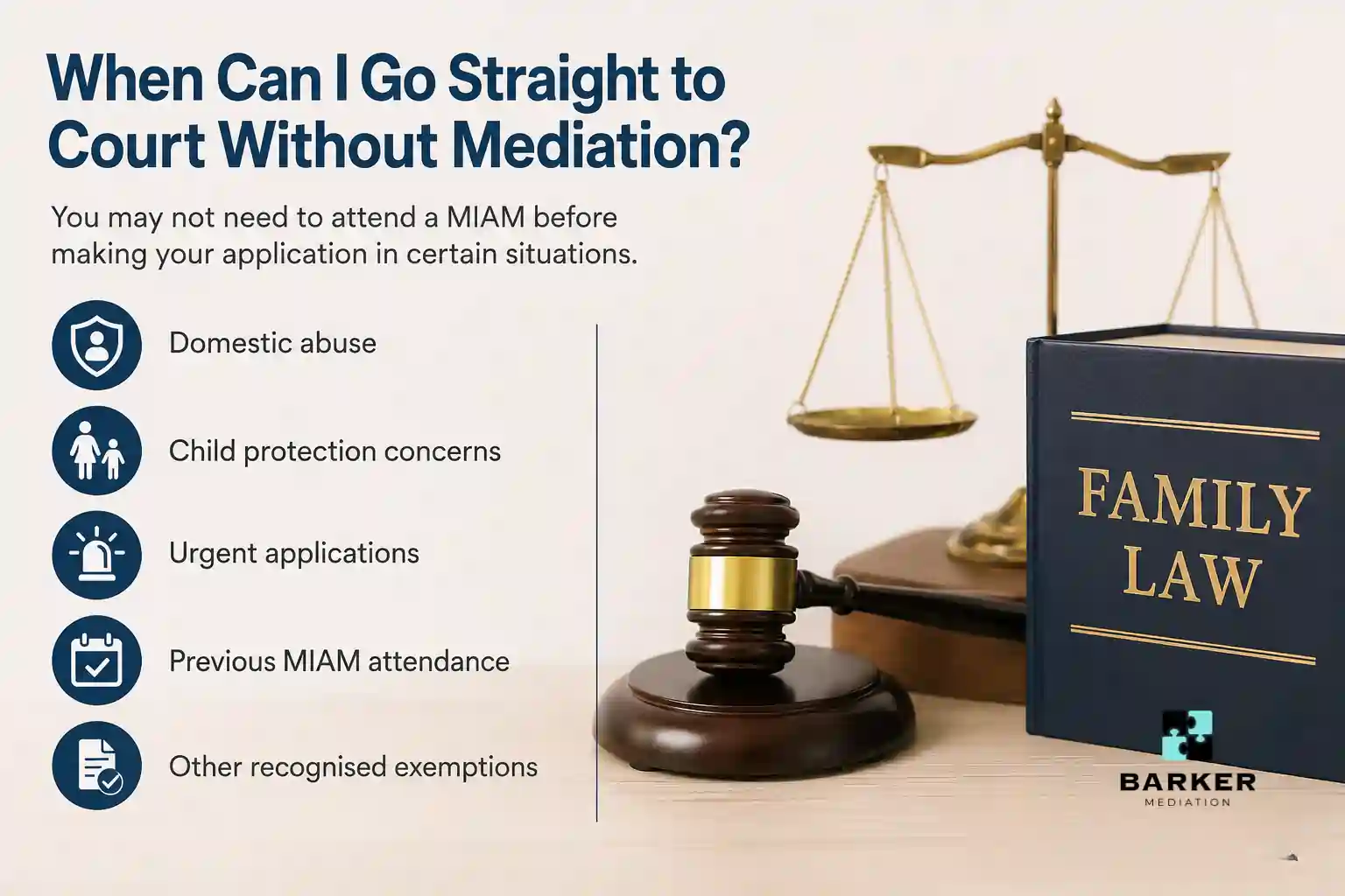 When Can I Go Straight to Court Without Mediation Hereford?